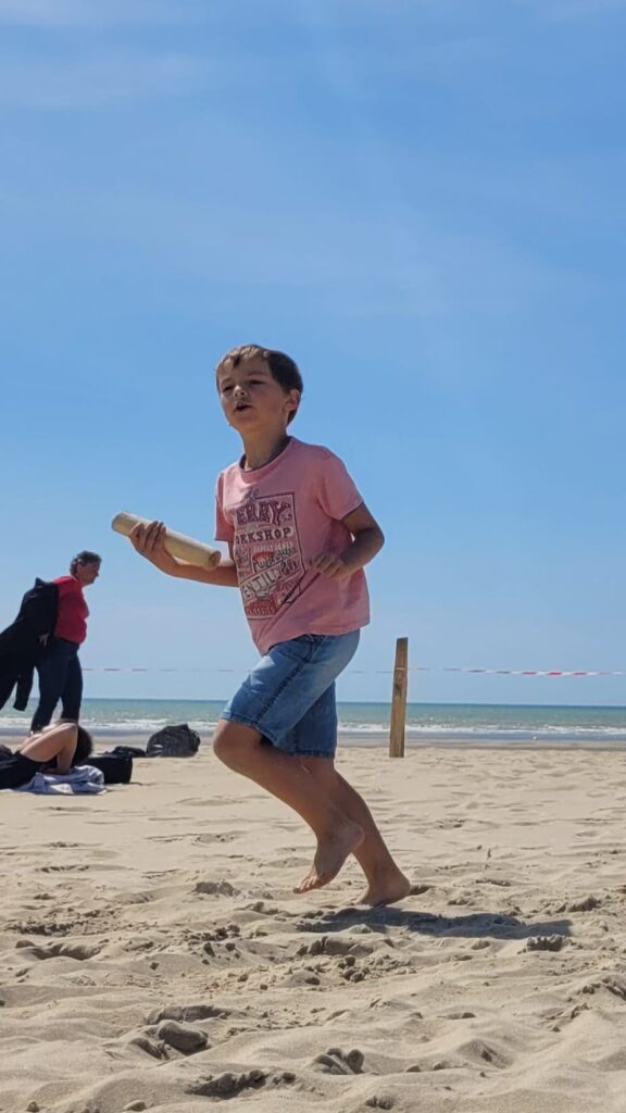 Léo toujours joueur...